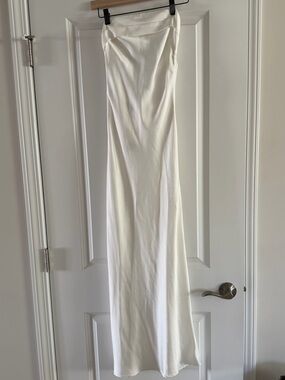 Satin Strapless Dress